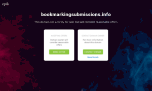 Bookmarkingsubmissions.info thumbnail