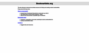 Bookmarklets.org thumbnail