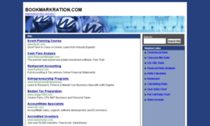 Bookmarkration.com thumbnail