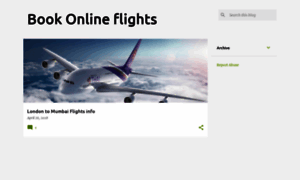 Bookonlineflights.blogspot.com thumbnail