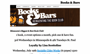 Booksandbars.com thumbnail