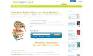 Booksprice.co.nz thumbnail