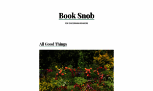 Bookssnob.wordpress.com thumbnail