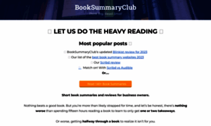 Booksummaryclub.com thumbnail