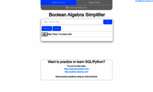 Boolean-algebra.com thumbnail