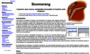 Boomerang.sourceforge.net thumbnail