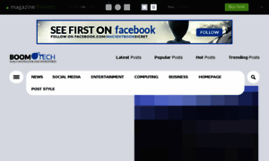 Boomnewstech.magazine-themes.net thumbnail