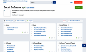 Boost-software.zeef.com thumbnail