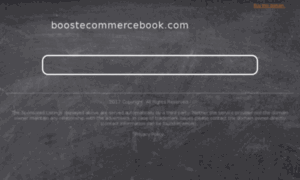 Boostecommercebook.com thumbnail