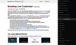 Bootstrap-live-customizer.com thumbnail