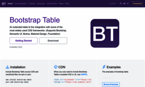 Bootstrap-table.com thumbnail