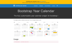 Bootstrap-year-calendar.com thumbnail