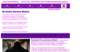 Bordadospersonalizadosmadrid.es thumbnail