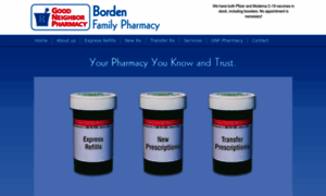 Bordenfamilypharmacy.com thumbnail