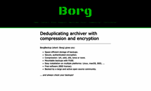 Borgbackup.org thumbnail
