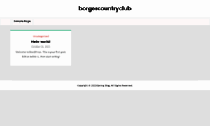 Borgercountryclub.com thumbnail