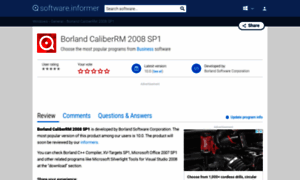 Borland-caliberrm-2008-sp1.software.informer.com thumbnail
