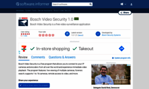 Bosch-video-security.software.informer.com thumbnail