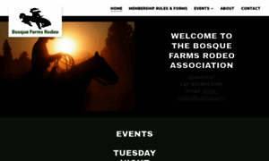 Bosquefarmsrodeo.org thumbnail