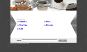 Bosscaffe.info thumbnail