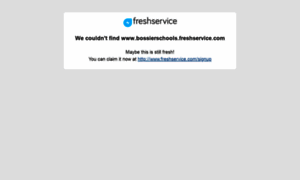 Bossierschools.freshservice.com thumbnail