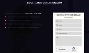 Bosstransformation.com thumbnail