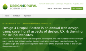 Boston2014.design4drupal.org thumbnail