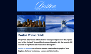 Bostoncruiseguide.com thumbnail