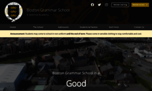 Bostongrammarschool.co.uk thumbnail