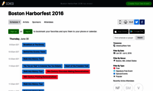 Bostonharborfest2016.sched.org thumbnail