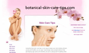 Botanical-skin-care-tips.com thumbnail