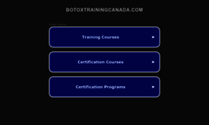 Botoxtrainingcanada.com thumbnail