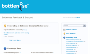 Bottlenose.uservoice.com thumbnail