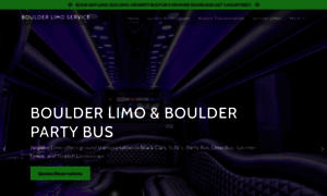 Boulder-limousines.com thumbnail