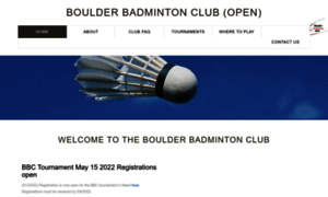 Boulderbadmintonclub.com thumbnail