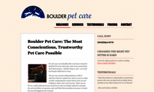 Boulderpetcare.com thumbnail