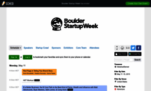 Boulderstartupweek2015.sched.com thumbnail