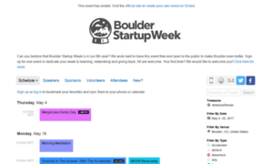 Boulderstartupweek2017.sched.com thumbnail