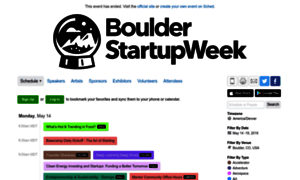 Boulderstartupweek2018.sched.com thumbnail