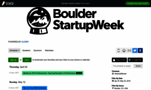 Boulderstartupweek2019.sched.com thumbnail