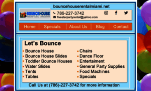 Bouncehouserentalmiami.net thumbnail