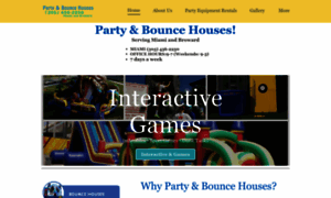 Bouncehousesrentalsmiami.com thumbnail