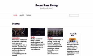 Boundlessliving.org thumbnail