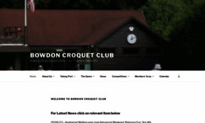 Bowdoncroquet.co.uk thumbnail