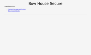 Bowhouse-secure.co.uk thumbnail