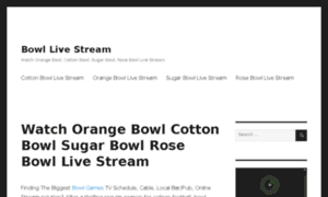 Bowllivestream.com thumbnail