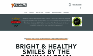 Bowmanfamilydentistry.com thumbnail