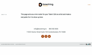 Bowstring.slateapp.com thumbnail