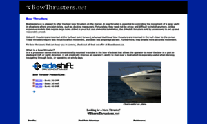 Bowthrusters.net thumbnail