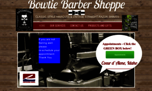 Bowtiebarbershoppe.com thumbnail